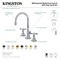 Kingston Brass KS2980BEX Essex Widespread Bathroom Faucet W/ Brass Pop-Up, Matte Black KS2980BEX - alternate 7